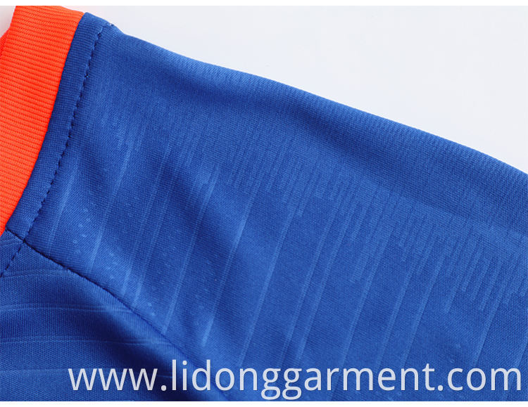 China Factory Professional Short Sleeve Custom Sublimated Soccer Jersey Set